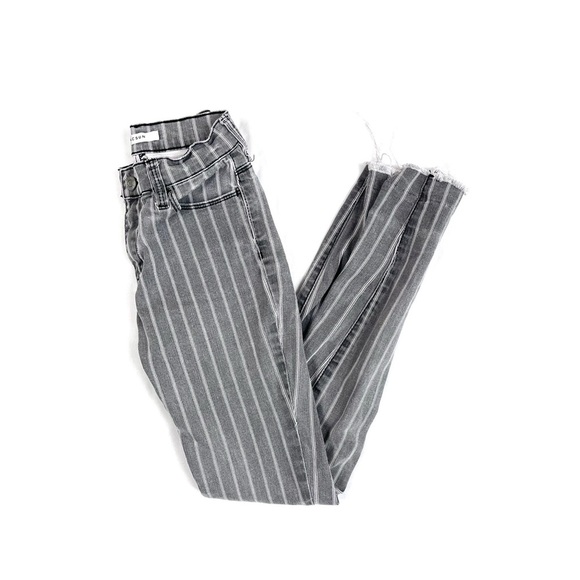 Pacsun Grey Pinstripe High Rise Jegging - Picture 4 of 7
